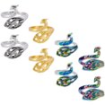 thumbnail image 4 of Miangastore Crochet Accessory Silver 8Pcs 0.7x0.8x0.8in, 4 of 8