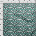 thumbnail image 2 of oneOone Georgette Viscose Tissu Imprimé Floral & Triangle BTY 42 Pouces de Large, 2 of 4