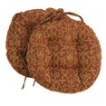 thumbnail image 1 of Coussin de Chaise Extérieur Tufté en Polyester Filé de 16 Po (Ensemble de 2), 1 of 5