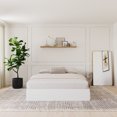 thumbnail image 2 of Nexera 3 Drawer King Storage Bed Frame, White, 2 of 6
