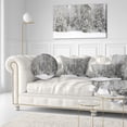 thumbnail image 2 of Designart Foggy Winter Forest Panorama Canvas Wall Art, 2 of 4