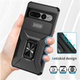 thumbnail image 2 of Étui pour GANGXUN Google Pixel 7 Pro - Double Protection, Support, Fonction Magnétique pour Voiture, 2 of 5
