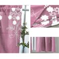 thumbnail image 3 of Lubelski Solid Color Flower Window Balcony Short Curtain Kitchen Valance Drape Home Decor Kitchen Curtain Coffee Short Curtain Door Decor, 3 of 3
