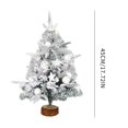 thumbnail image 4 of 18Inch Mini Christmas Tree Light Tabletop Artificial Christmas Tree  LED String Lights  Christmas Tree Ornaments for Christmas Table Top Desk Decor Home Indoor Decoration, 4 of 8