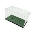 thumbnail image 2 of Ruiboury Rugby Sports Collectibles Storage Display Case Dustproof Football Display And Memorabilia Showcase Football Case with grass 31.8x18x19cm, 2 of 6