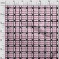 thumbnail image 2 of oneOone Cotton Poplin Fabric Check Ikat Decor Fabric Printed BTY 42 Inch Wide, 2 of 4