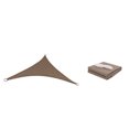 thumbnail image 4 of Binwennn Sun Shade Triangle Sun Shade 95% Block For Patio Backyard Garden Outdoor Activities With Fixing Kit outside Table Cover Floating Garden Flower Bed Cover Sofa Back Cover Seat Covers for Couch, 4 of 4