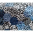 thumbnail image 5 of oneOone Viscose Chiffon Blue Fabric Geometric Sewing Craft Projects Fabric Prints By Yard 42 Inch Wide, 5 of 5