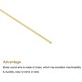 thumbnail image 3 of Unique Bargains 0.4mm x 200mm,Brass Round Wire,Assorted Half Hard Wire for Jewelry Making,10Pack, 3 of 5