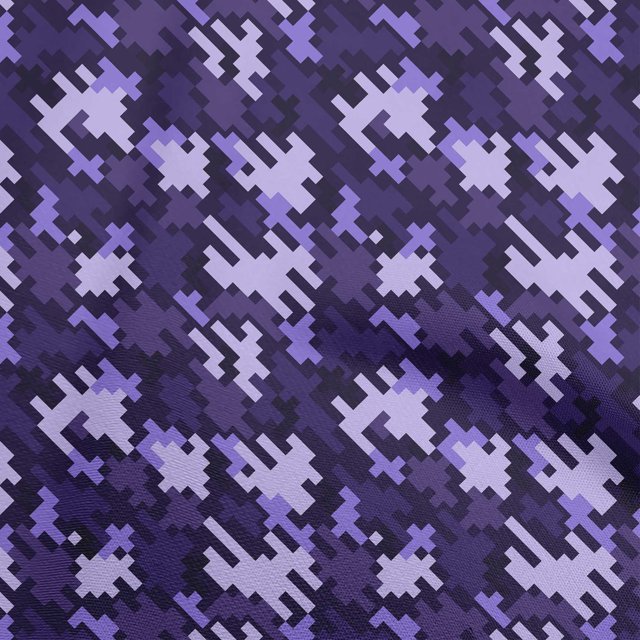 oneOone Rayon Purple Fabric Abstract Dress Material Fabric Print Fabric By The Yard 56 Inch Wide