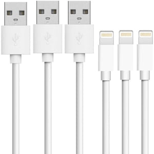 ZECATL iPhone Cables, MFi Certified iPhone Charger Cable 3 Pack 6 FT Fast Charging Data Sync USB Cord Compatible with iPhone XS/Max/XR/X/8/6Plus/6S/7Plus/7/8Plus/SE