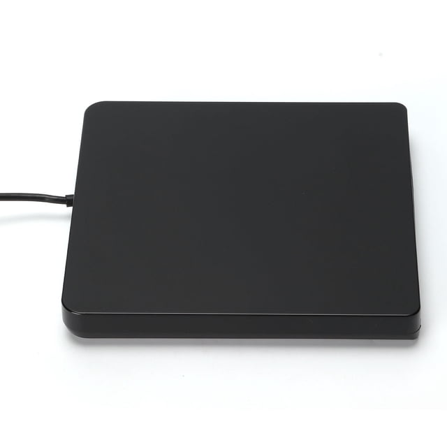 USB2.0 External CD Drive, DVD Player For Laptop Unique Round Silica Gel Design No External Drive And Power Supply Required For Home For Office