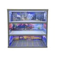 thumbnail image 2 of BELOVING 1/64 Model Car Display Case Garage Diorama with LED Light Showcase Organizer Style F, 2 of 10