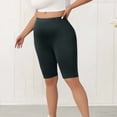 thumbnail image 2 of Women Plus Size Biker Shorts Gym Workout Running Yoga Athletic Shorts, 2 of 7