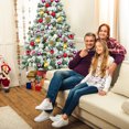 thumbnail image 4 of Patiojoy 7.5FT Artificial Hinged Christmas Pines Tree Snow Flocked Decoration Tree, 4 of 8