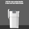 thumbnail image 4 of Cabinet Door Trash Can Hanging Garbage Bin with Sliding Lid | No Punch Stickable Waste Container | Odorless Plastic Kitchen Bathroom Trash Bin for Home Office Rv, 4 of 6