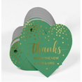 thumbnail image 3 of Inkdotpot Real Gold Foil Thanks From The New Wedding Tags Favor Hang Paper Tags 100 Pieces, 3 of 6
