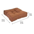 thumbnail image 2 of EGYMEN 40cm 3D Thick Imitation Linen Seat Cushion, Compressed Travel Floor Mat with Candy Colors, 2 of 5