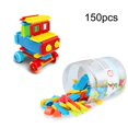 thumbnail image 5 of spellwife 150pcs Brisle Blocks Building Set Kids Educational Construction Interlocking Stacking Brisle Small Particle Building Blocks, 5 of 5