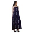 thumbnail image 3 of Moomaya All Over Printed A Line Sleeveless Womens Summer Party Dresses, 3 of 4
