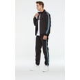thumbnail image 3 of Men's Men's Athletic Running Tracksuit Set Casual Full Zip Jogging Sweat Suit, 3 of 6