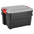 thumbnail image 2 of Rubbermaid 24 Gal Action Packer Contenant de Rangement Verrouillable, Noir (Lot de 2), 2 of 12