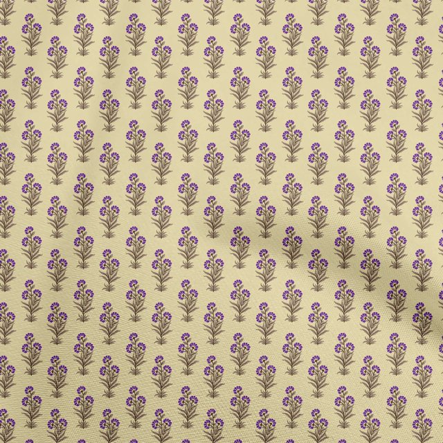 oneOone Cotton Poplin Yellow Fabric Asian Block Sewing Craft Projects Fabric Prints By Yard 42 Inch Wide