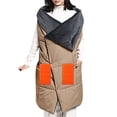 thumbnail image 2 of Aocisk Smart USB Heated Wrap Blanket Soft Warm Quilt For Full Body Comfort In Winter Khaki One Size, 2 of 7