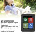 thumbnail image 4 of Lecteur MP3 avec Bluetooth5.0, Écran Tactile HD 1.8 Pouces Lecteur de Musique Portable, Réduction de Bruit Intelligente, Qualité Audio Sans Perte, Radio FM, Supporte l'Expansion de Mémoire, 4 of 7