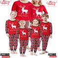 thumbnail image 1 of MesaSe Christmas Pajamas for Family  Gingerbread Man Print, 1 of 13