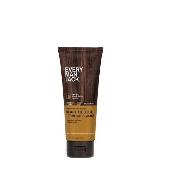 Every Man Jack Beard + Face Lotion Sandalwood 95ML
