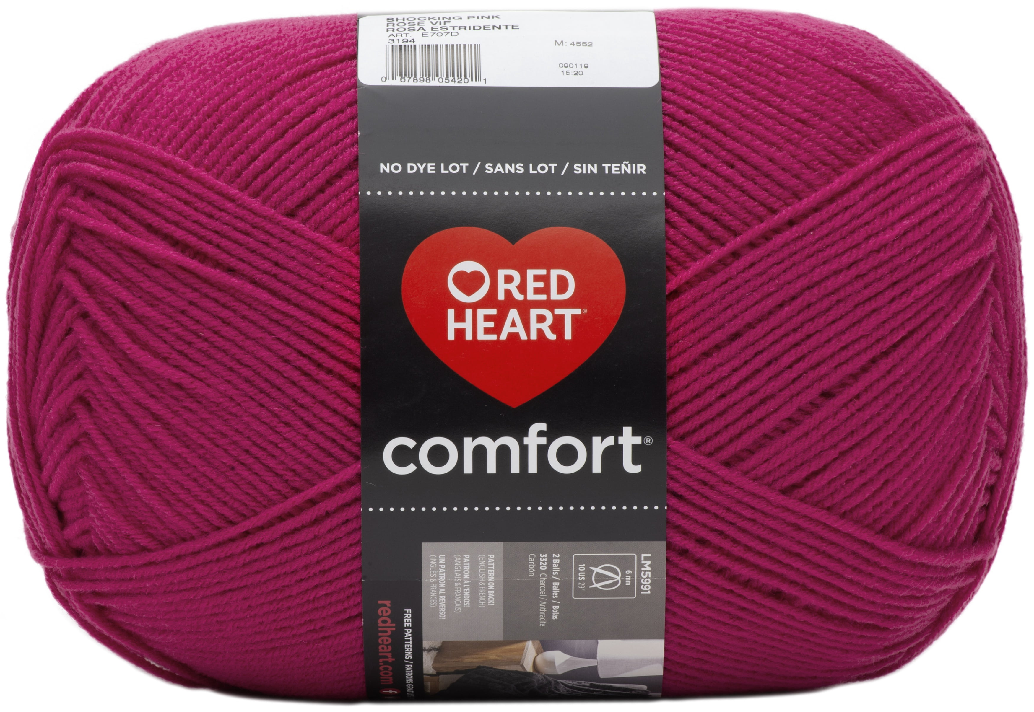 Red Heart® Fil Comfort®, Solide, Acrylique #4 Moyen, 16oz/454g, 867 Yards