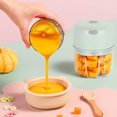 thumbnail image 4 of Yhmxh Kitchen Gadgets Crusher Portable Mini Food Processor Wireless Vegetable Masher With USB Charging Rainproof Garlic Masher For Ice Cubes Spices 250ML Kitchen Aid Attachments, 4 of 8