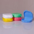 thumbnail image 3 of tredstone 2 Pieces Denture Storage Box Replacement Odorless Protective Dustproof Tear-resistant Organizing Draining Case Accessories Yellow, 3 of 9