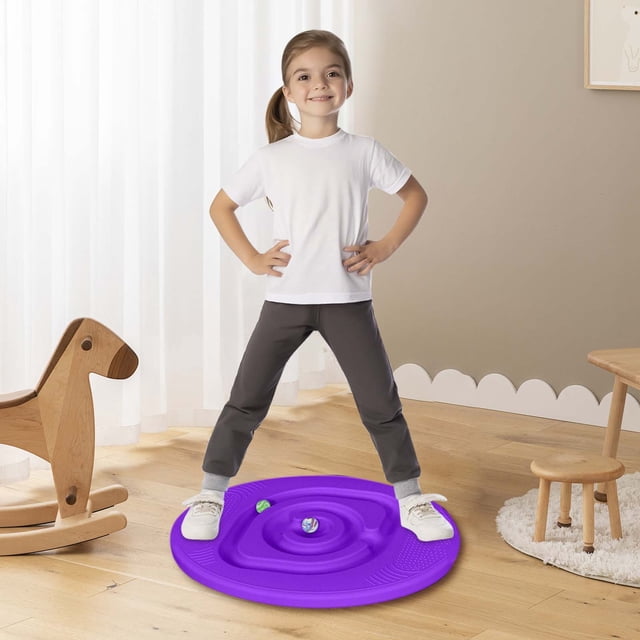 Dynamic Board with Maze Game for Core Strength Training and Physical Exercise