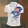 thumbnail image 2 of SHIXIAOO Homme Drapeau du Royaume-Uni Jack Imprimé Décontracté Affaires Manches Raglan Bouton Col à Revers Imprimé Festif Célébration Haut Concert T-Shirts pour Hommes T-Shirts pour Hommes Mode Designer Coupe Ajustée Chemises pour Hommes Grande Taille Hommes, 2 of 3