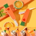 thumbnail image 3 of Brosse de Nettoyage de Cuisine, Récurant pour Couvercle de Tasse, Plastique, Va au Lave-Vaisselle, Multiusage pour Enlever les Taches Tenaces, 3 of 6