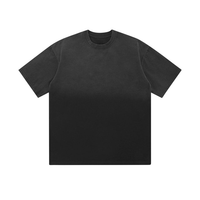 Styesk T-Shirts pour Homme T-shirt Rétro Décontracté pour Homme Couleur Unie Col Rond Collection Coupe Ample Manches d'Épaule