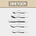 thumbnail image 4 of 20-Piece Utensil Set - Ultimate Cooking Convenience, Complete Your Kitchen (Deena Matte Black), 4 of 7