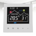 thumbnail image 1 of Smart Programmable Thermostat HD Color Touchscreen with Energy Saving Mode Flame Retardant for Home Commercial Use, 1 of 7