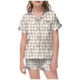 thumbnail image 1 of Luvoko Child Kid DIY Hand Painted Homewear Set Colouring Pajama Sets For And Girl Can Play With And, 1 of 5