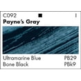 thumbnail image 2 of Chartpak GBC092P Peinture Acrylique 75 ml Gris de Payne, 2 of 5