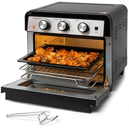 Air Fryer Oven, 6-in-1 Toaster Oven 23 Quart, Airfryer Toaster Oven For Roast, Bake, Broil, Stainless Steel Accessories Included, Convection Oven Coun