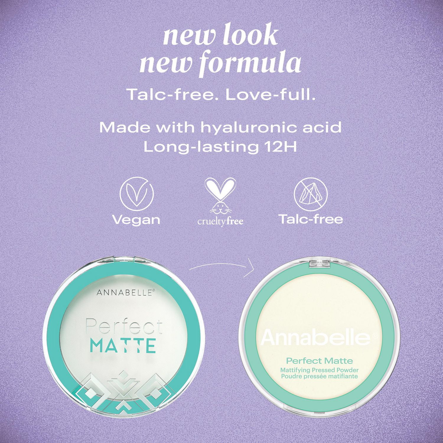 Annabelle Poudre pressée matifiante translucide sans talc Perfect Matte