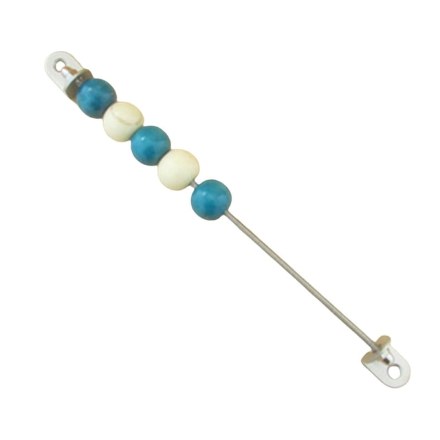 Esquirla Accessoires Bricolage Tableau d'Activités Montessori, Tableau Sensoriel de Comptage de Perles pour Bleu