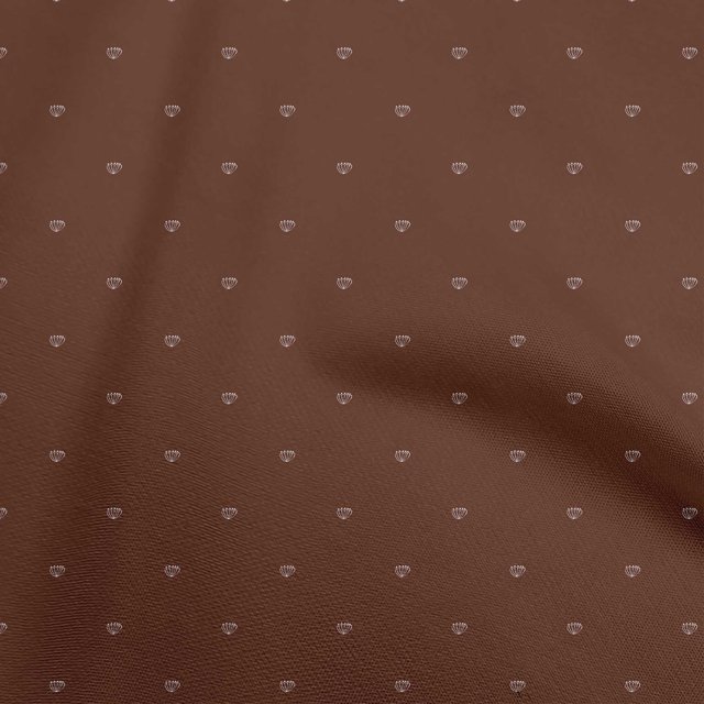 oneOone Georgette Viscose Brown Fabric Asian Floral Sewing Craft Projects Fabric Prints By Yard 42 Inch Wide