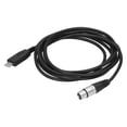 thumbnail image 1 of DEWIN USB to XLR Female Microphone Cable Plug Play Microphone Connector Cable Cord2m / 6.6ft, 1 of 14