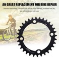 thumbnail image 3 of Bike Chain , BCD104 Aluminum Alloy Mountain Bike Single Crank Chain  Standard Teeth Design for Bike Repair, 3 of 8