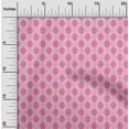 thumbnail image 2 of oneOone Rayon Light Pale Pink Fabric Running Stitch Sewing Craft Projects Fabric Prints By Yard 56 Inch Wide, 2 of 4