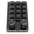 thumbnail image 3 of Macro Mechanical Keyboard 12 Key Multifunction Programmable Keypad Gaming Office Portable Mini Macro Mechanical Keyboard Programmable Keyboard Mechanical Gaming Keypad One Handed, 3 of 7